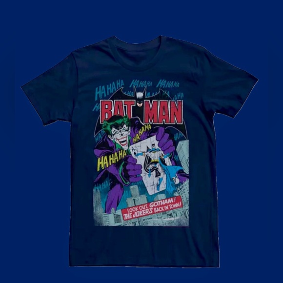 DC Comics— Batman Comic Joker Graphic Tee - Picture 1 of 1